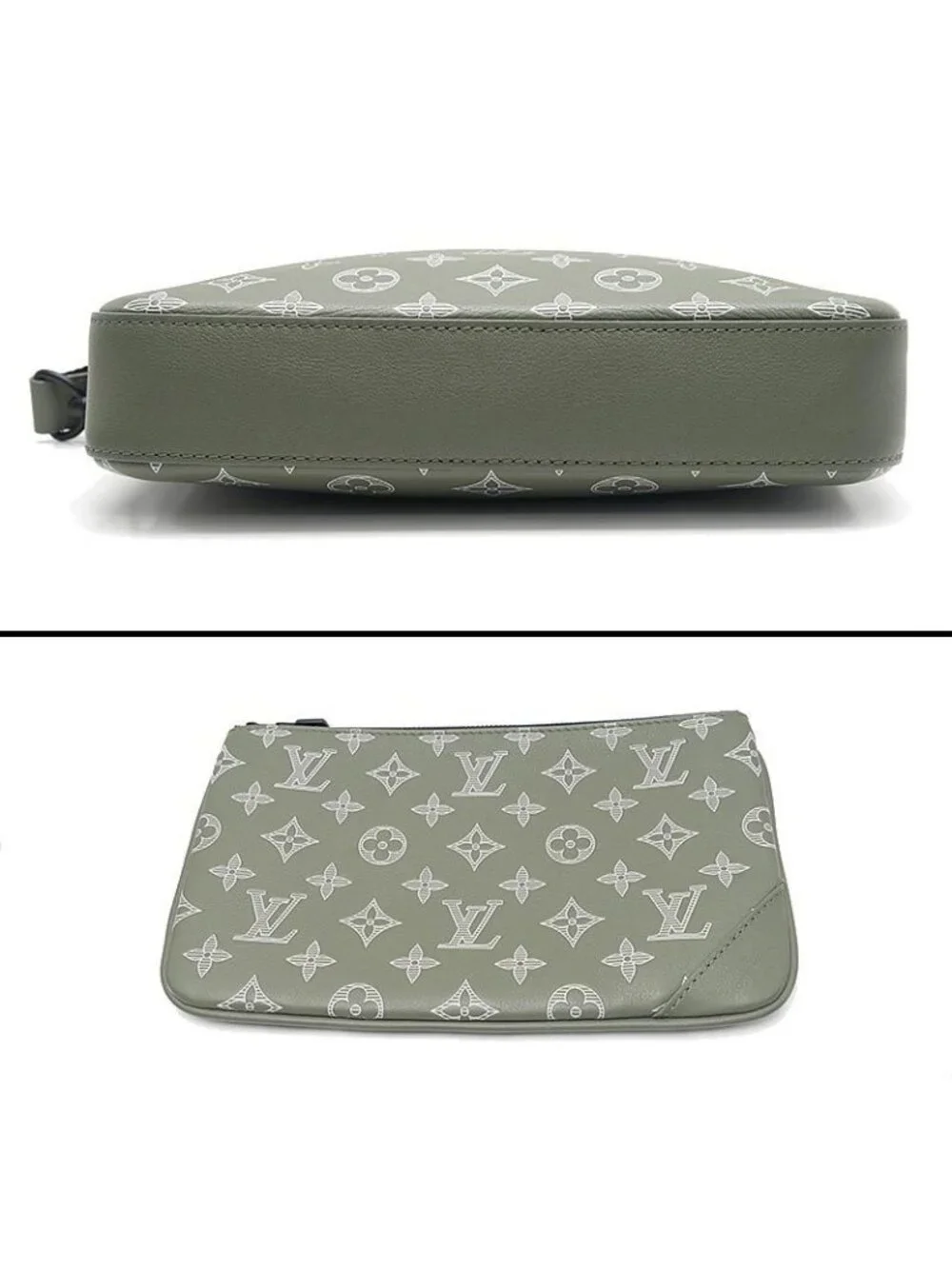 Louis Vuitton Monogram Shadow Trio Messenger Coin Purse Missing